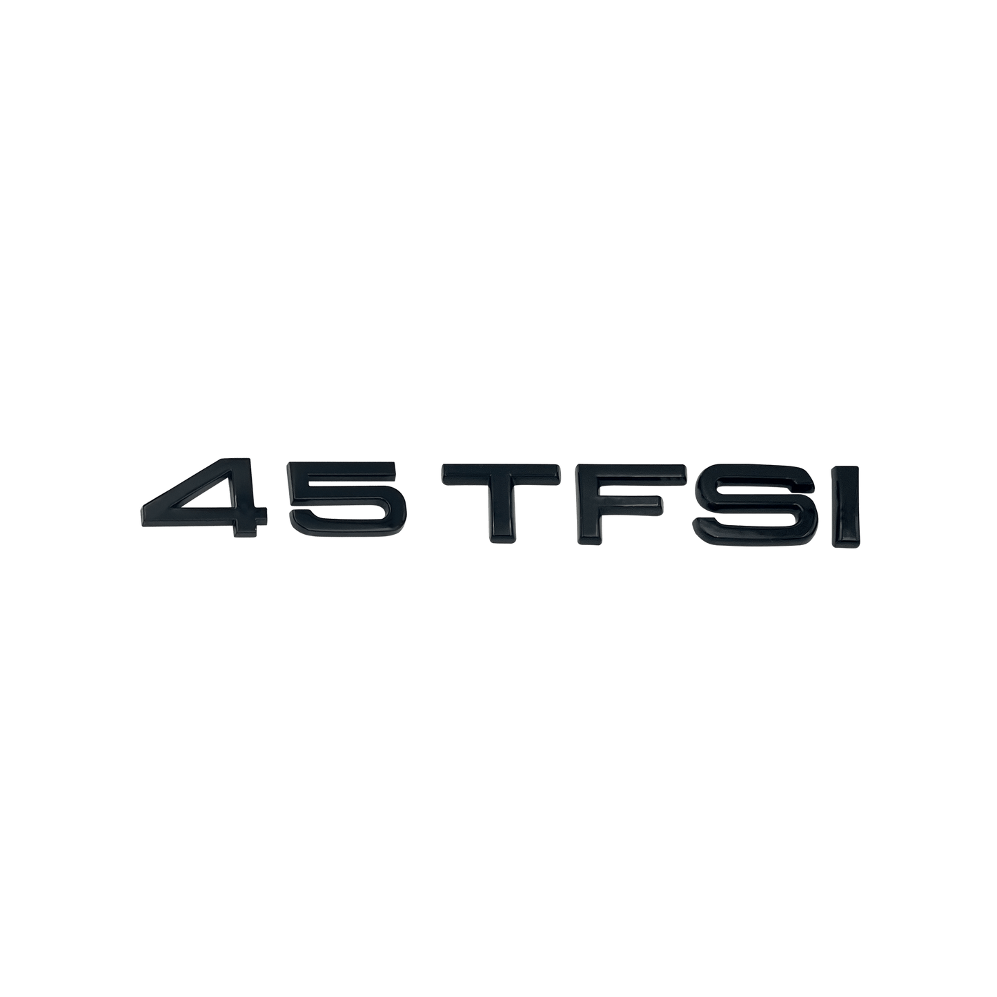 Audi 45 TFSI rear emblem glossy black
