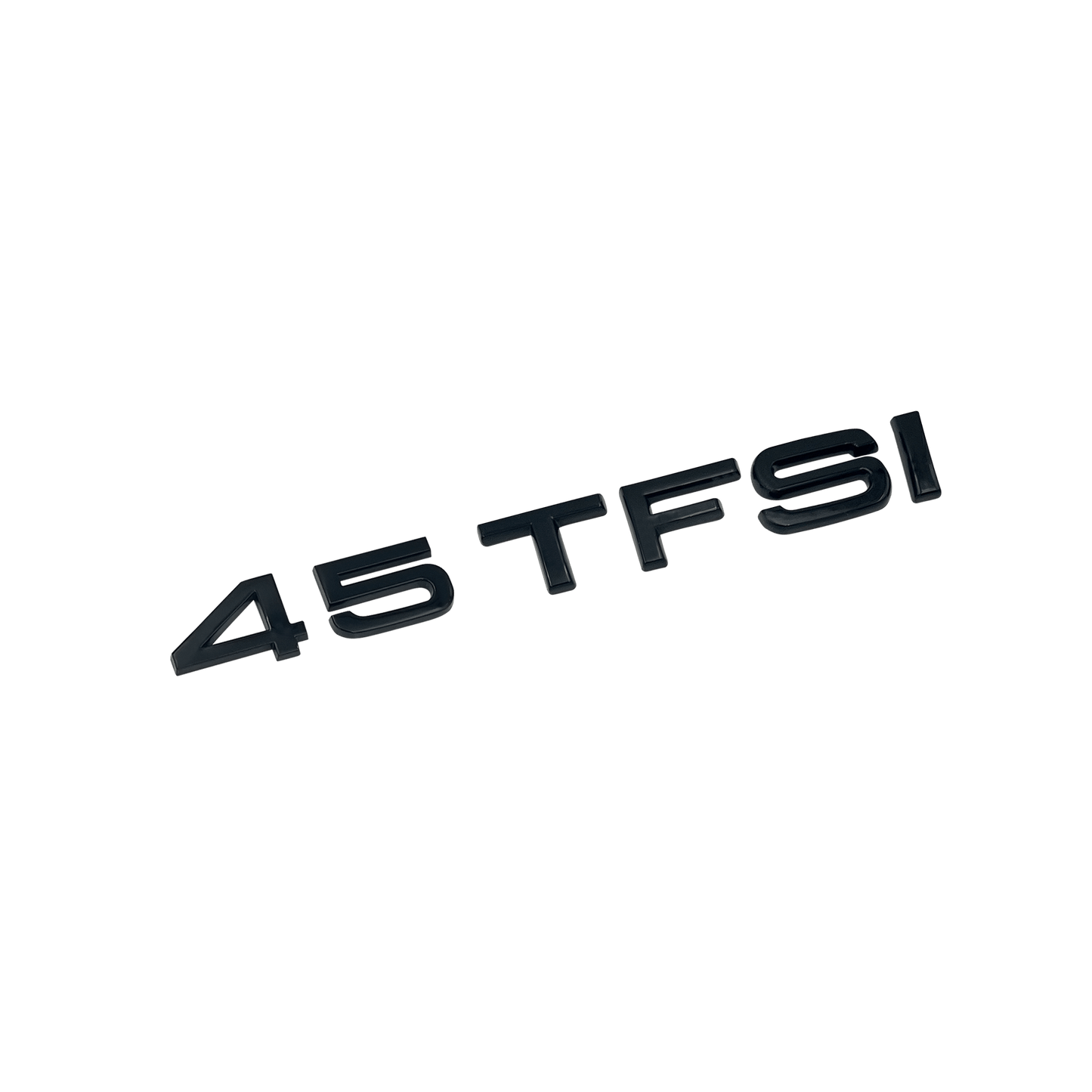 Audi 45 TFSI rear emblem glossy black