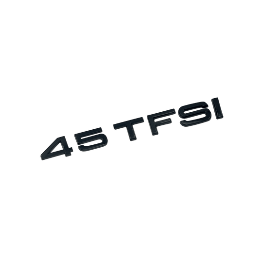 Audi 45 TFSI rear emblem glossy black