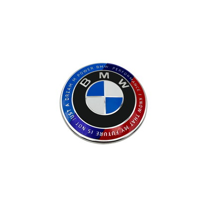 BMW M 50th Anniversary Steering Wheel Emblem Logo 45mm