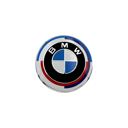 BMW M 50th Anniversary Steering Wheel Emblem Logo 45mm