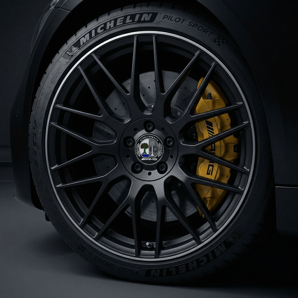 4 pcs. Affalterbach Mercedes-Benz AMG Center caps 75mm