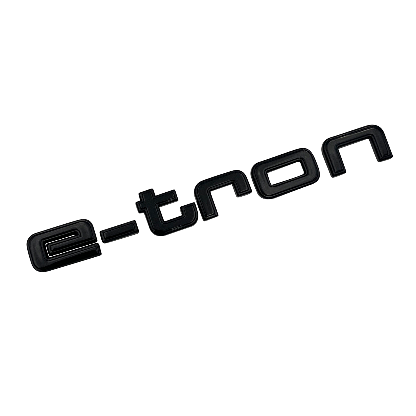 1 piece. Black Audi E-tron Emblem