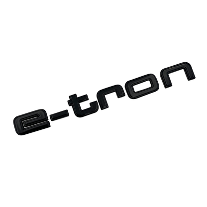 1 piece. Black Audi E-tron Emblem