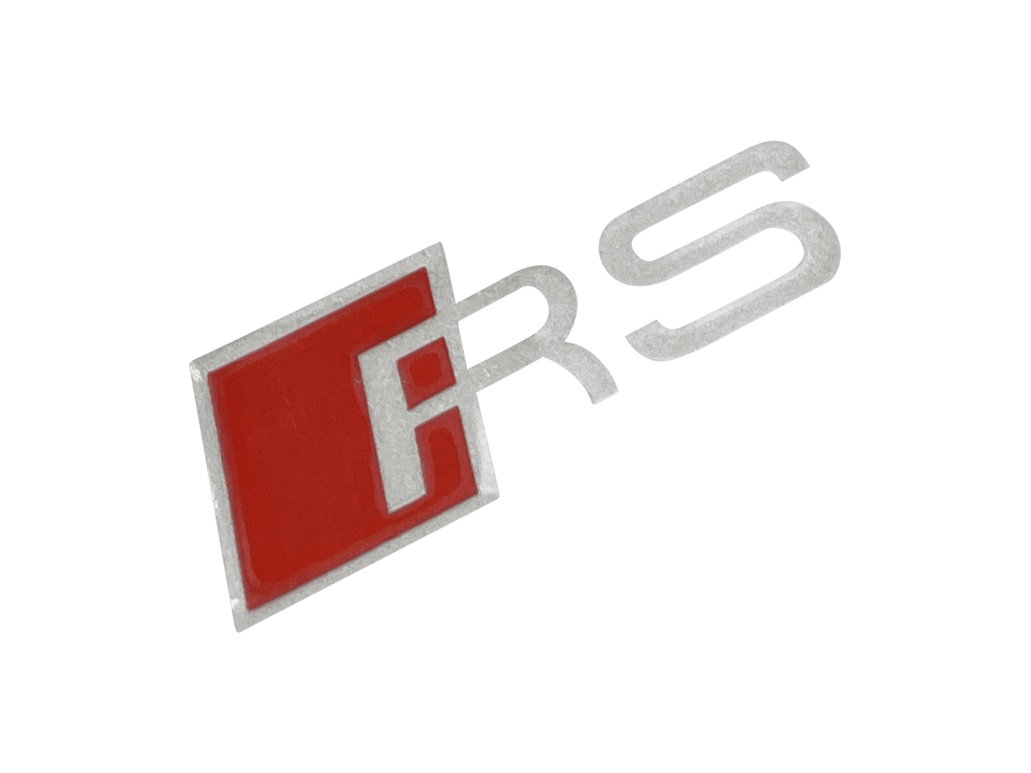 2 stk. Audi RS Bremsecaliper-klistremerker Hvit