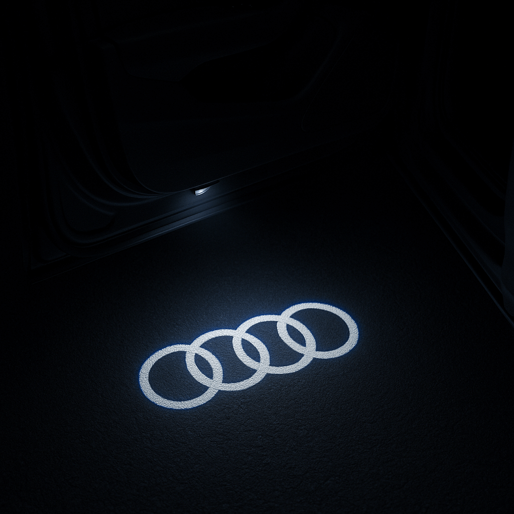 2 pcs. Audi Logo Entry light