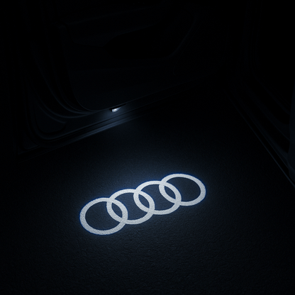 2 pcs. Audi Logo Entry light