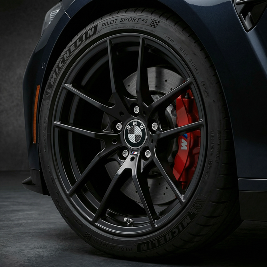 4 pcs. BMW Center Caps in Genuine Carbon Fiber 68mm