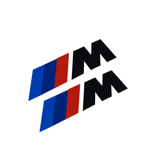 2 stk. BMW M-Sport Bremsecaliper-klistremerker Svart