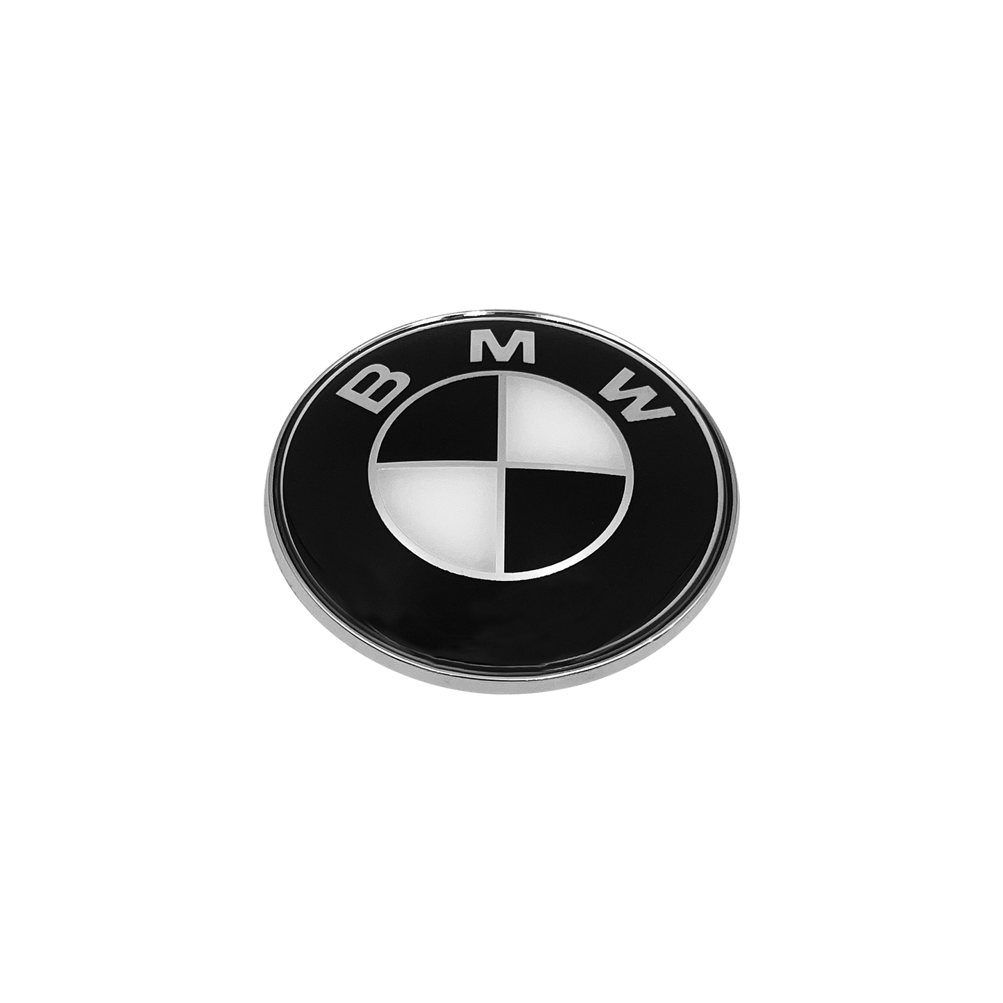 BMW Steering Wheel Logo Black &amp; White 45mm
