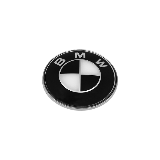 BMW Steering Wheel Logo Black &amp; White 45mm