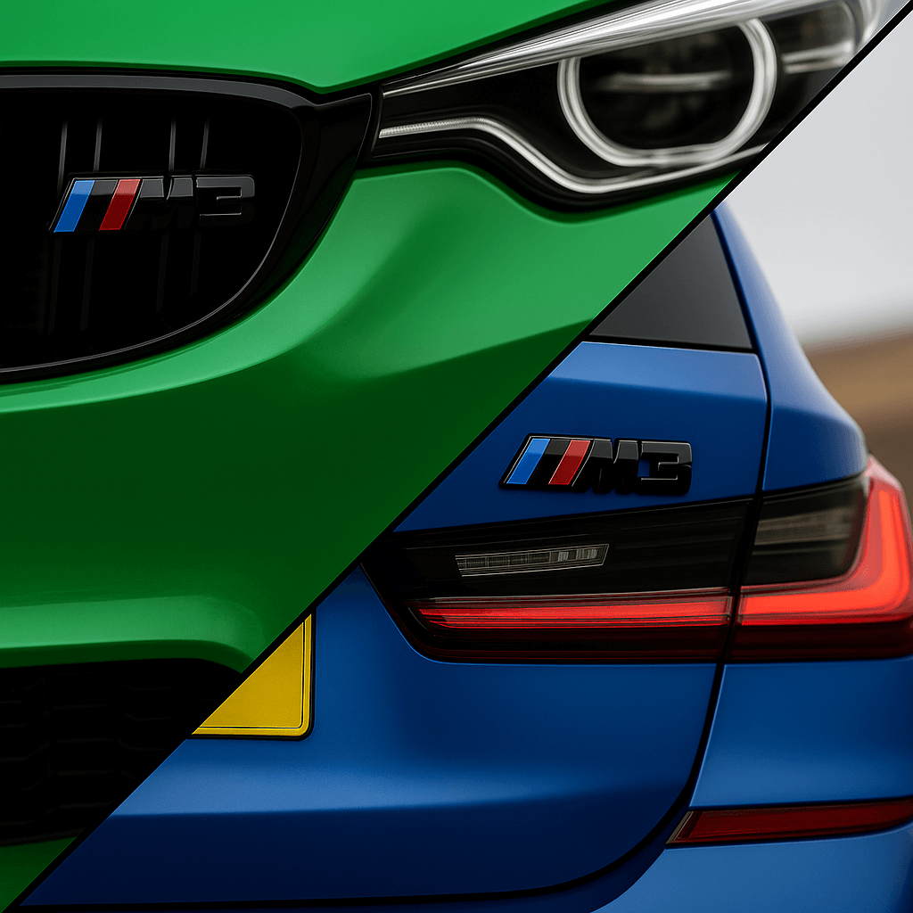 Gloss Black BMW M3 Emblem Styling Package