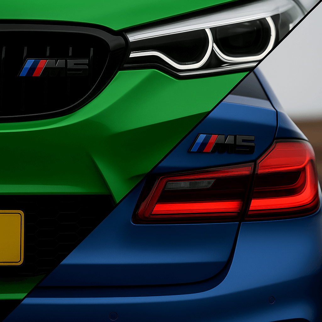 Gloss Black BMW M5 Emblem Styling Package