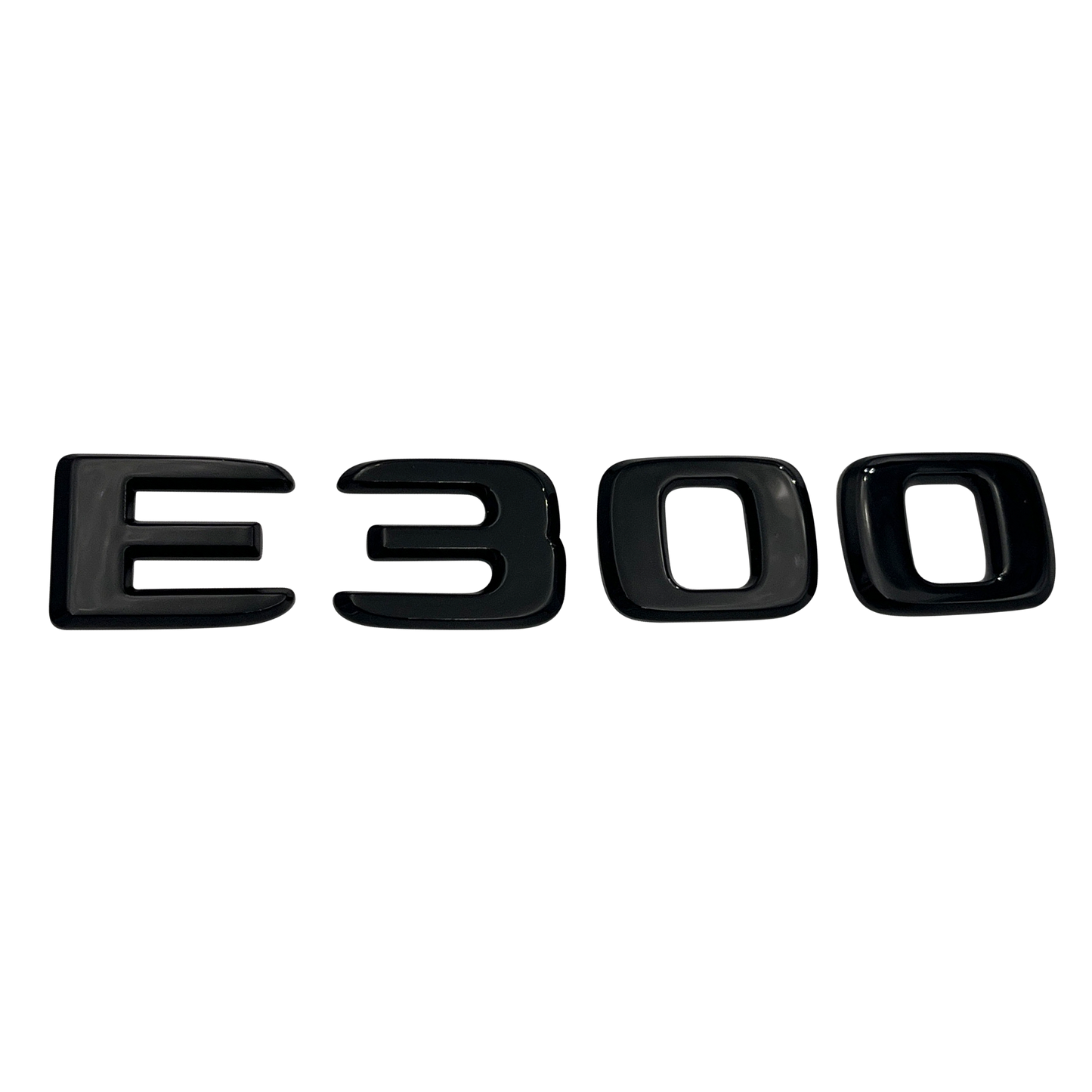 Black Mercedes E300 Emblem
