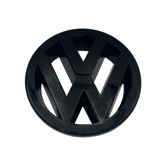 VW Golf 5 Front logo Black 125mm