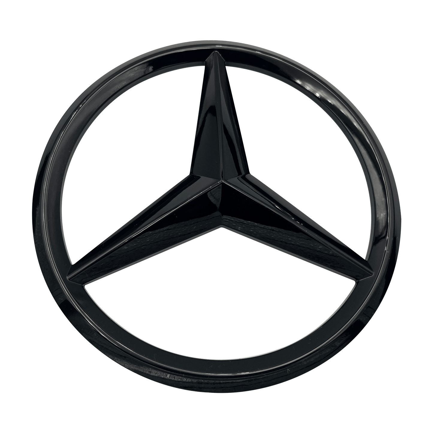 Mercedes Front Star Logo Black 