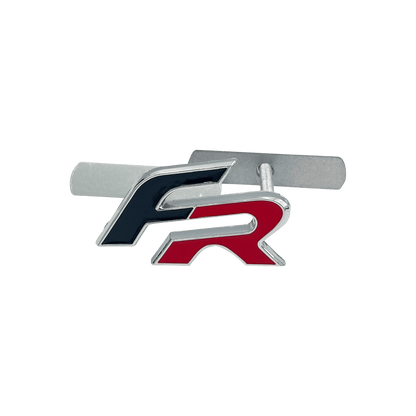 Seat FR Front Emblem Black and Red