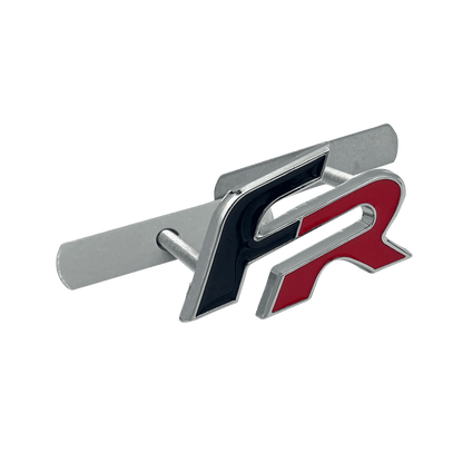 Seat FR Front Emblem Black and Red