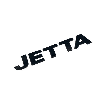 Black VW "Jetta" Rear Emblem