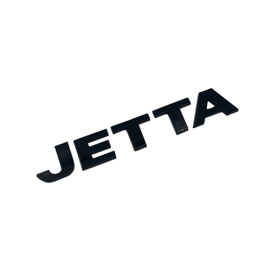Black VW "Jetta" Rear Emblem