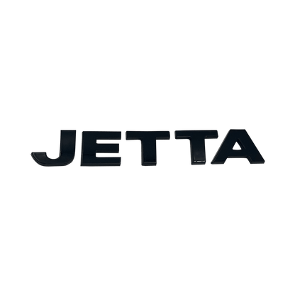 Black VW "Jetta" Rear Emblem