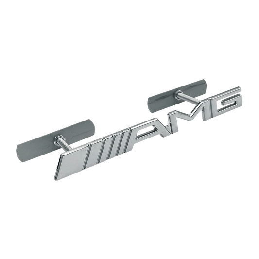 Chrome Mercedes AMG Front Grill Emblem
