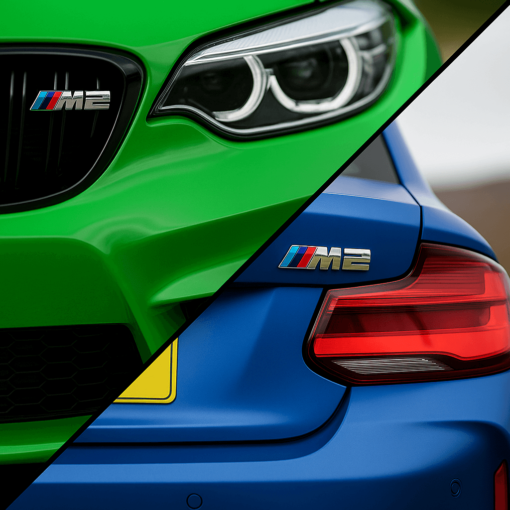 Chrome BMW M2 Emblem Styling Package