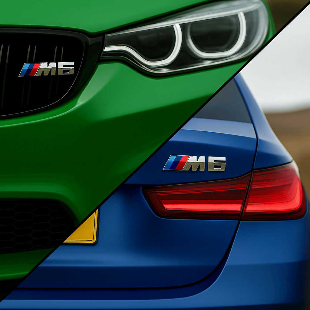 Chrome BMW M6 Emblem Styling Package