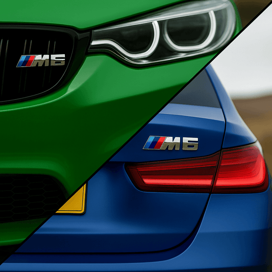 Chrome BMW M6 Emblem Styling Package