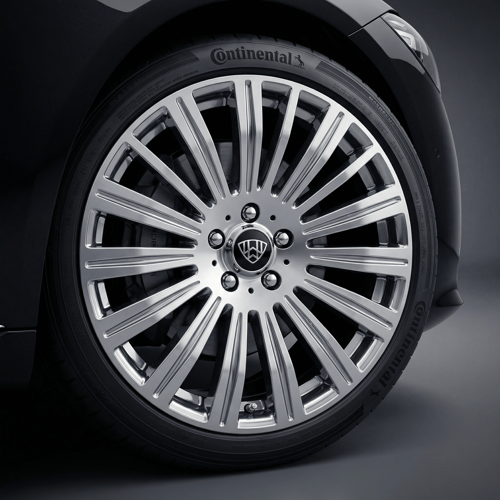 4 pieces Maybach Mercedes-Benz Center caps 75mm