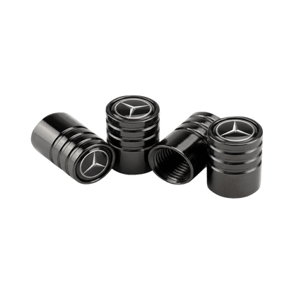 4 pieces. Mercedes Benz Valve Caps 