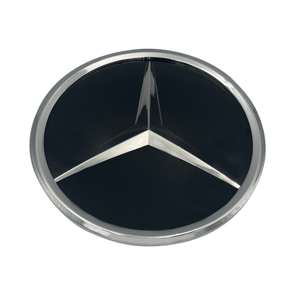 Mercedes Front Grill Star Logo Black 185mm
