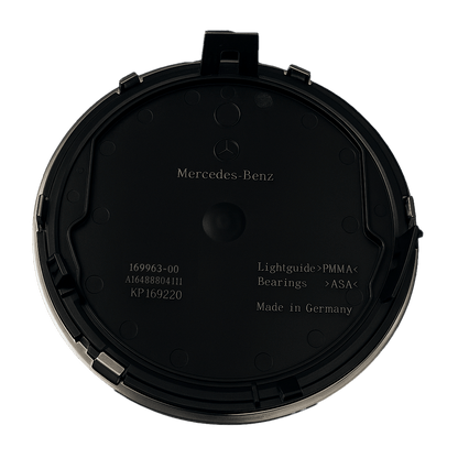 Mercedes Front Grill Star Logo Black 185mm