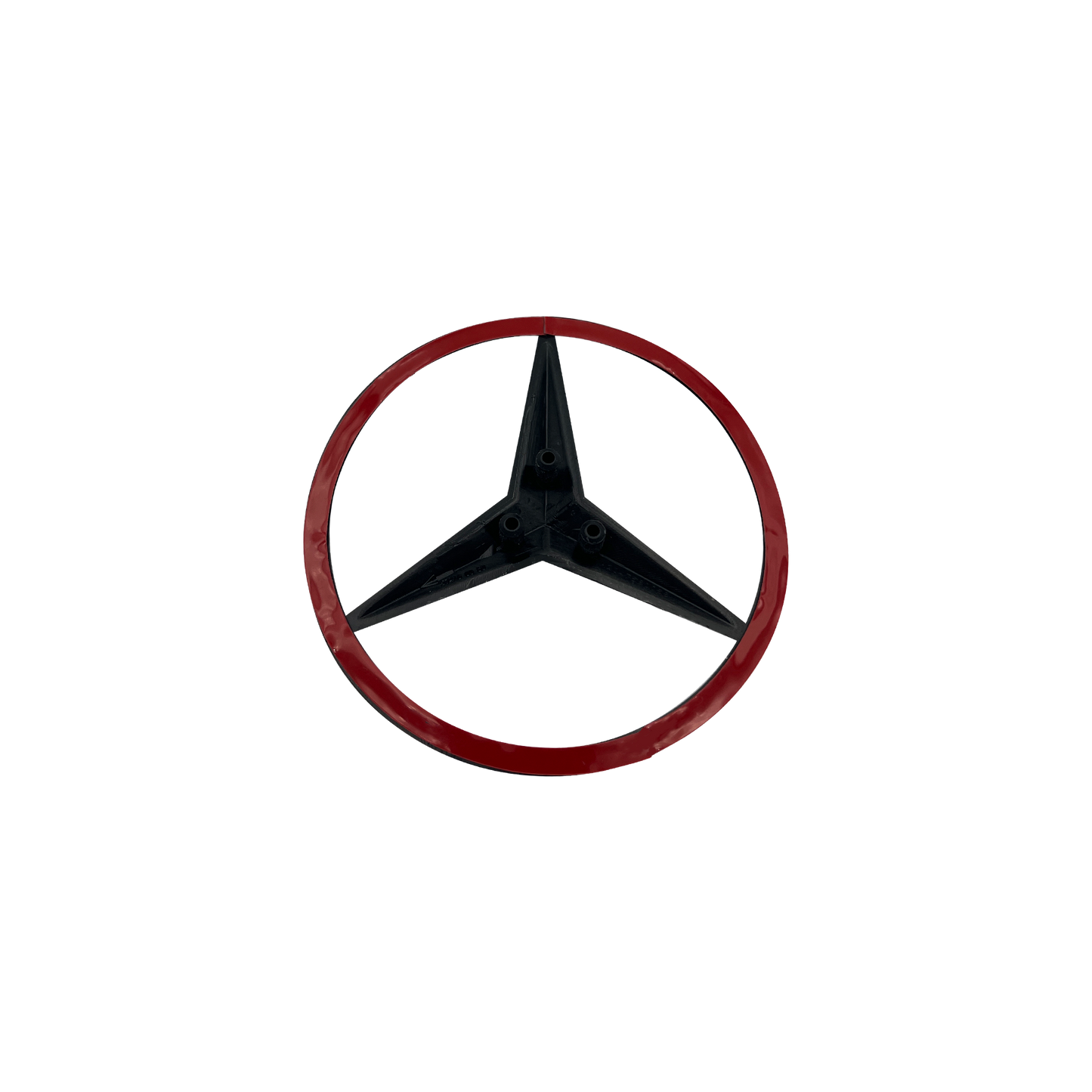 Mercedes Rear Star Logo Svart 82mm 