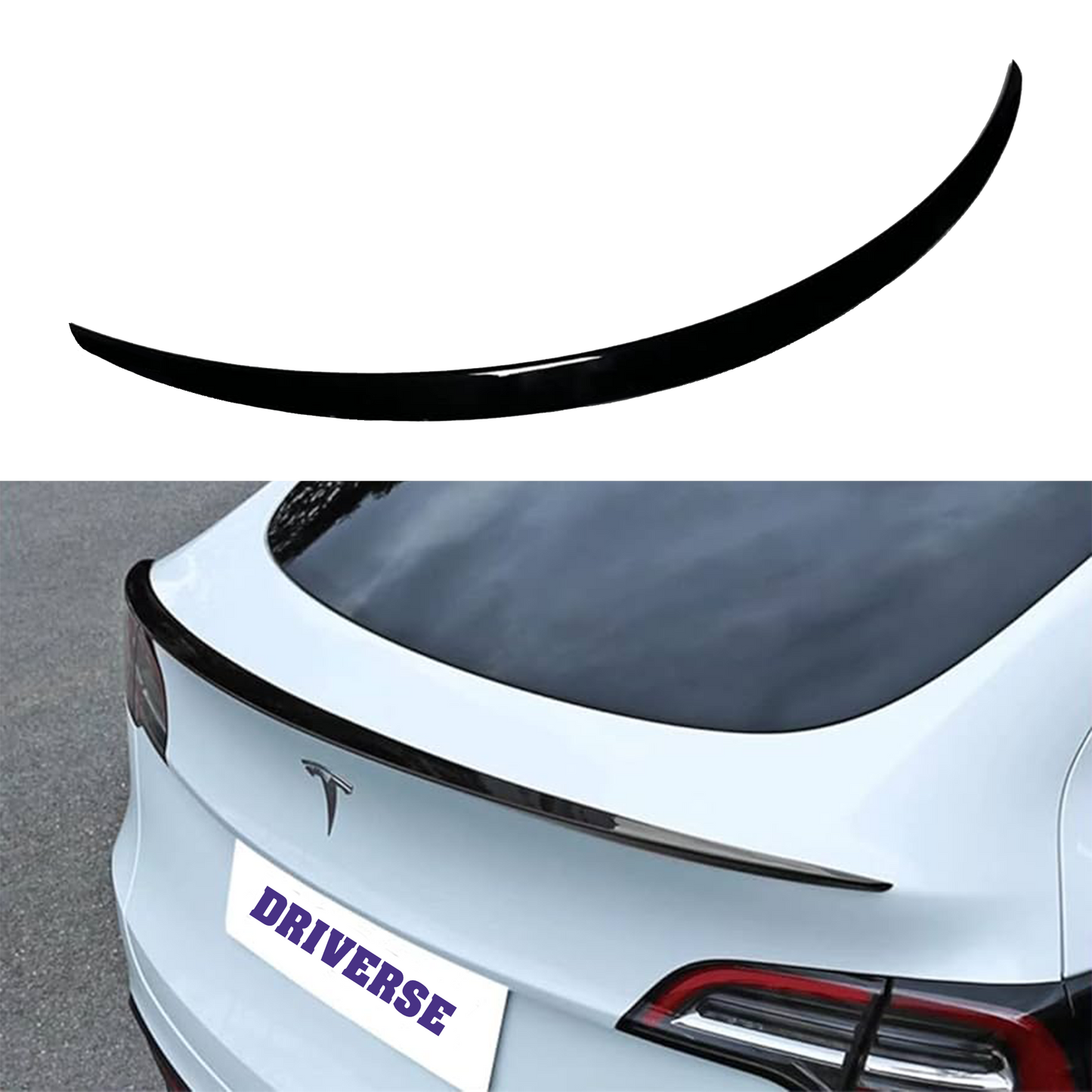 Tesla Performance Spoiler Glossy Black - Model Y