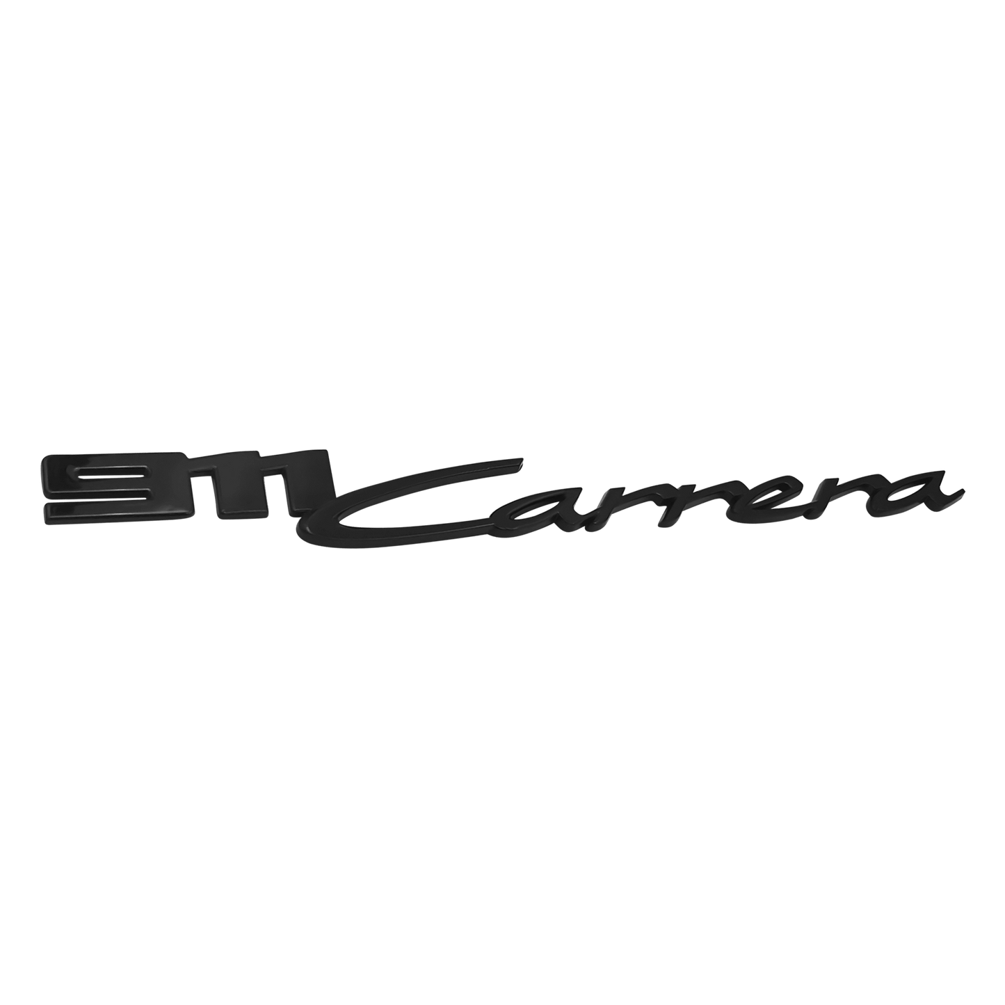 Porsche "911 Carrera" Rear Emblem Glossy Black