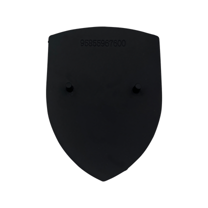 Porsche Front Logo 67 x 50mm Emblem in Black finish