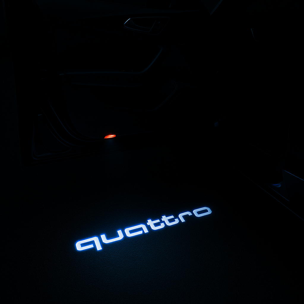 2 pcs. Audi Logo Entry light