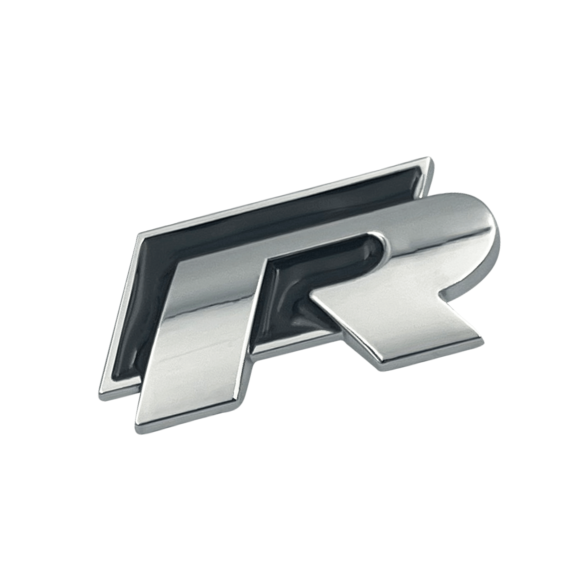 Chrome VW R Rear Emblem - Drivers – Driverse