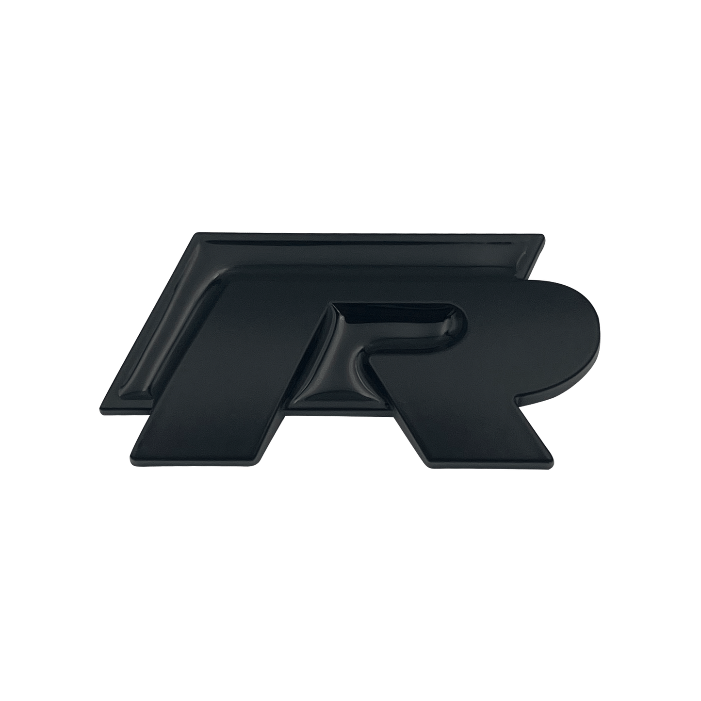 Black VW R Rear Emblem
