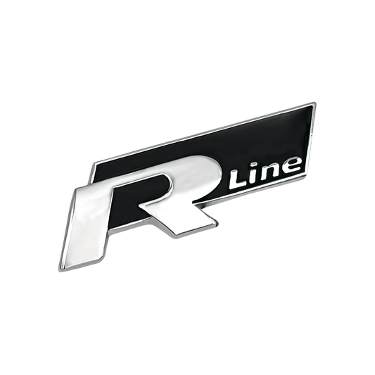 1 pc. Chrome VW R-Line Small Emblem for the Side Fenders