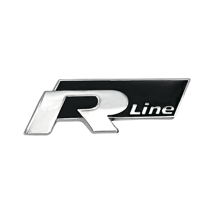 1 pc. Chrome VW R-Line Small Emblem for the Side Fenders