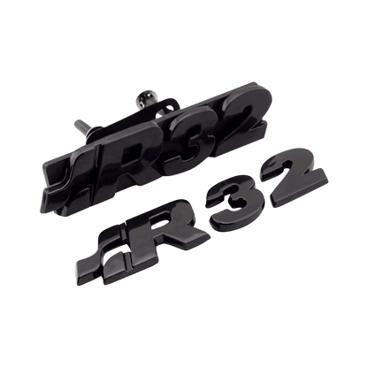 Black VW R32 Front Emblem