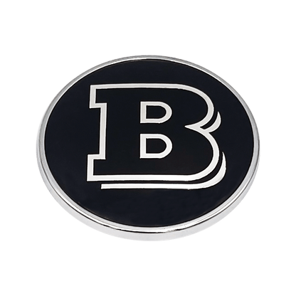 Black Brabus Emblem for radiator cap 57mm