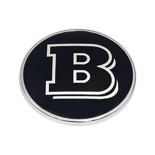 Black Brabus Emblem for radiator cap 57mm