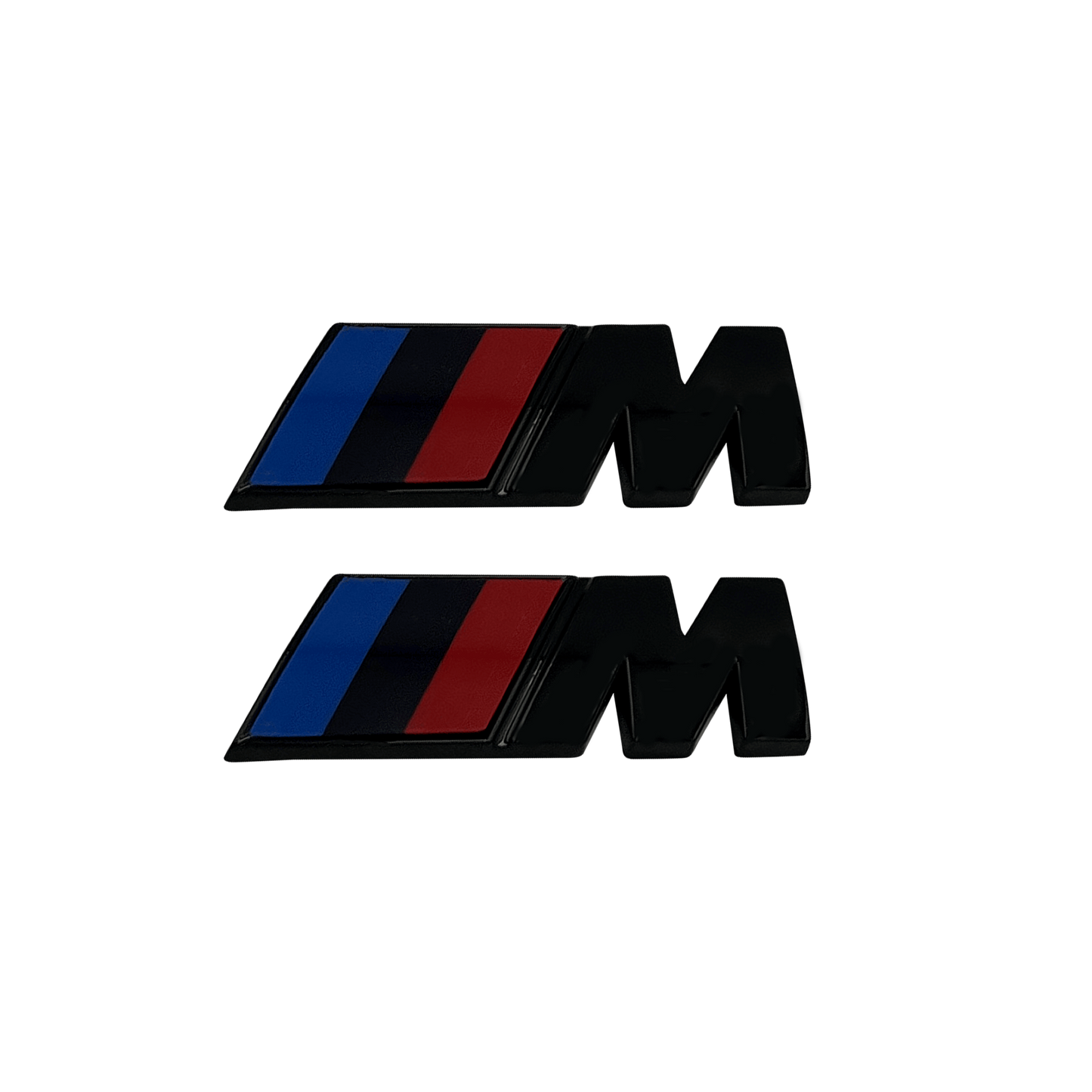 2 pcs. Black BMW M-Sport emblems 