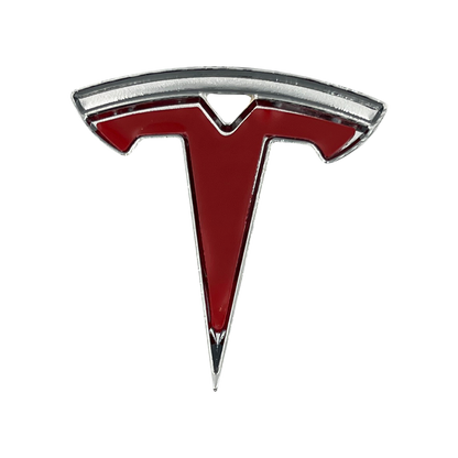 Tesla Steering Wheel Logo Chrome - Model S / X