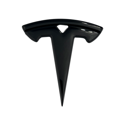 Tesla Steering Wheel Logo Glossy Black - Model 3 / Y