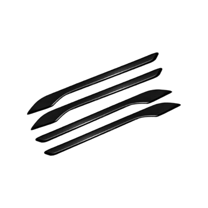 Covers for side mirror, side camera and door handle glossy black - Model Y