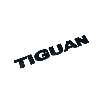 Glossy Black VW "Tiguan" Model Emblem